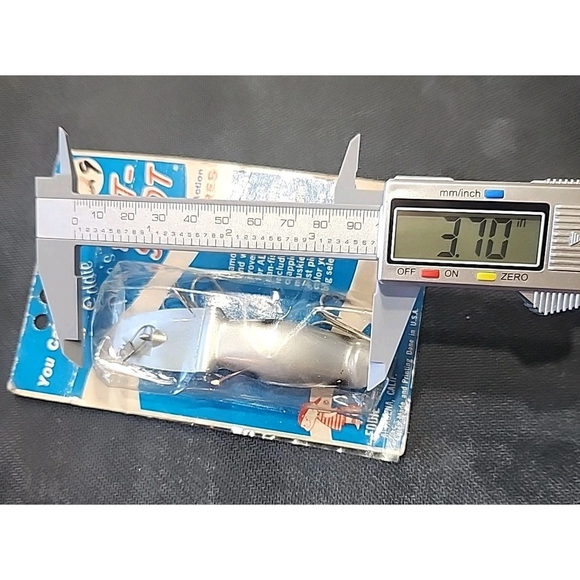 Vintage Eddie Pope Hot Shot M110 Silver Fishing Lure - Picture 6 of 9